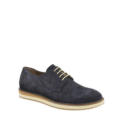 Navy 'Tom' mens lace up derby shoes